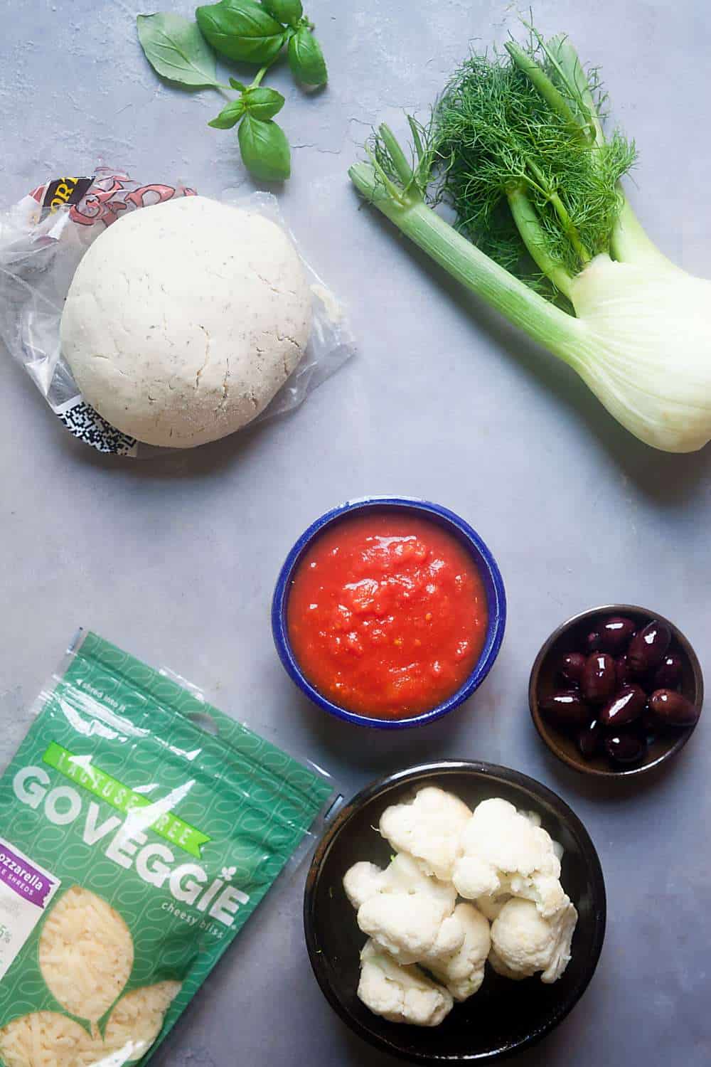 Gluten and Lactose Free Pizza Ingredients