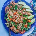 Spiralized Chicken Pad Thai from the Quick and Easy Spiralizer Cook Book