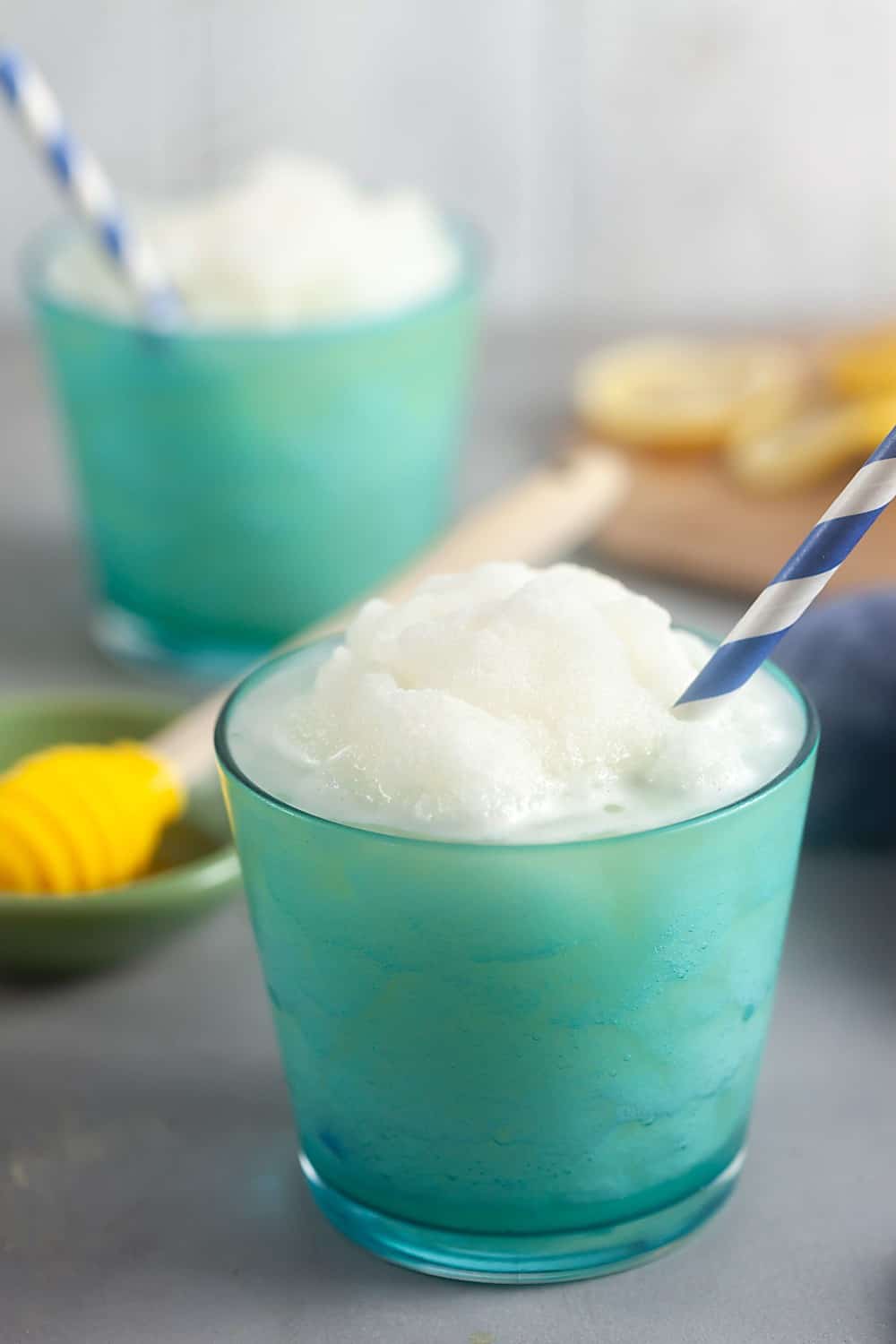 Honey-Sweetened Frozen Lemonade [Paleo, Dairy Free]