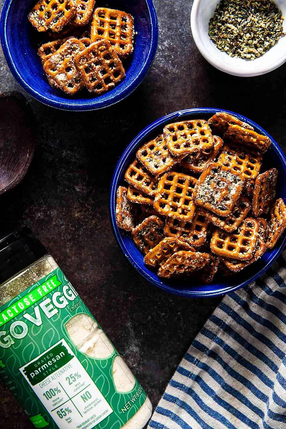 Parmesan Herb Seasoned Pretzels (Lactose Free)