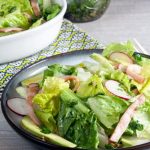 Canadian Bacon and Avocado Salad with Chimichurri Dressing 3