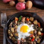 Farmers Market Hash with Baked Eggs 1