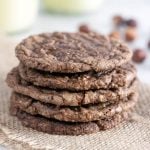 Flourless Chocolate Hazelnut Cookies 1