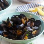 Mussels with Basil-Butter Sauce for Two + a Cookware Giveaway 1