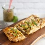 Puff Pastry Pizza with Summer Vegetables + Pesto 1
