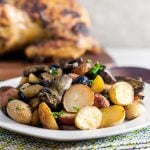 Roast Potatoes with Artichokes, Mushrooms, and Olives 2