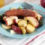 Roast Sausages with Apples and Parsnips 1