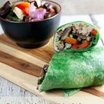 Roasted Vegetable Wraps with Creamy Rosemary Spread 1