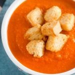 Roasted Tomato Soup with Goat Cheese 1