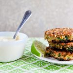 Sweet Potato and Quinoa Patties with Curry Sauce 1