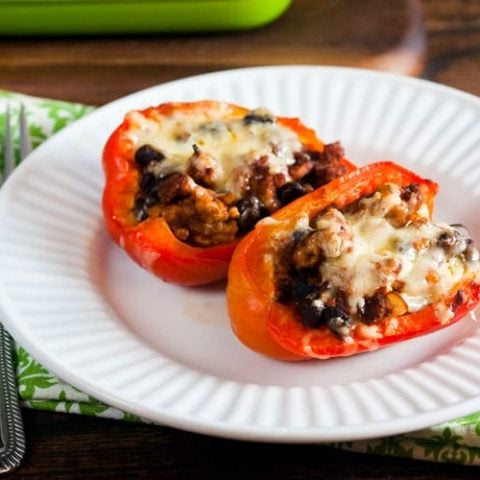 Turkey Taco Stuffed Peppers | Healthy. Delicious.