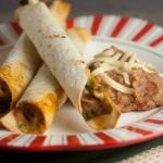 Baked Chicken and Spinach Taquitos 1