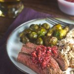 Coffee-Rubbed Steak with Cranberry Salsa 2