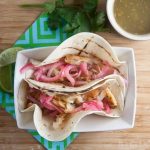Grilled Fish Tacos with Spicy Pickled Onions 1