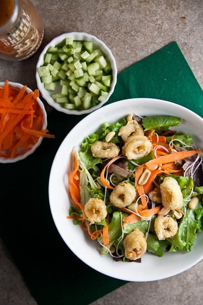 Asian Calamari Salad | Healthy Delicious