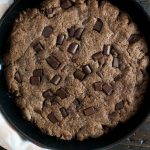 Malted Chocolate Skillet Cookie 1
