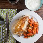 Pan Roast Chicken with Carrots and Almonds 1