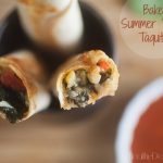 Baked Summer Vegetable Taquitos 1