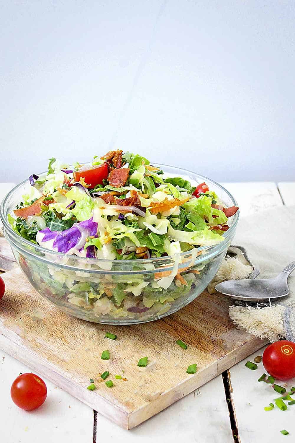 Crunchy Chopped Salad with Asian Dressing
