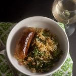 Baked Risotto with Sausage and Kale 4