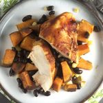 Roast Honey-Chipotle Chicken with Sweet Potatoes & Black Beans... for One 4