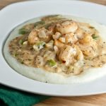 Shrimp + Grits with Creole Cream Sauce 4