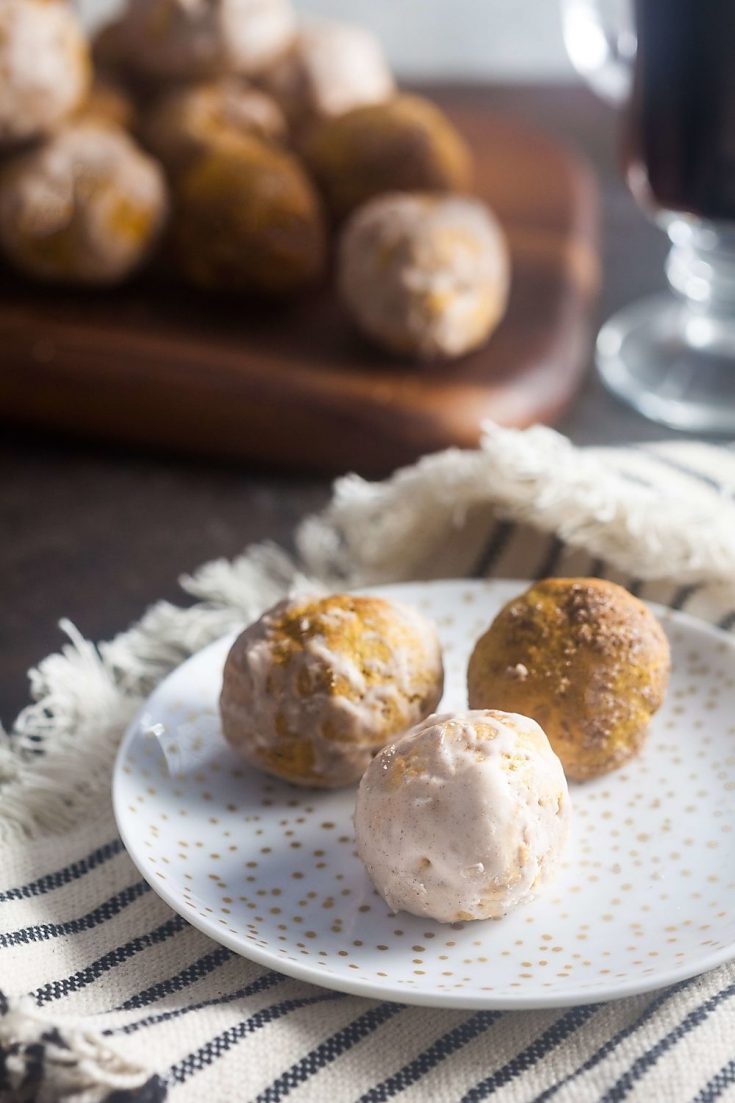 Air Fryer Pumpkin Spice Donut Holes Healthy Delicious