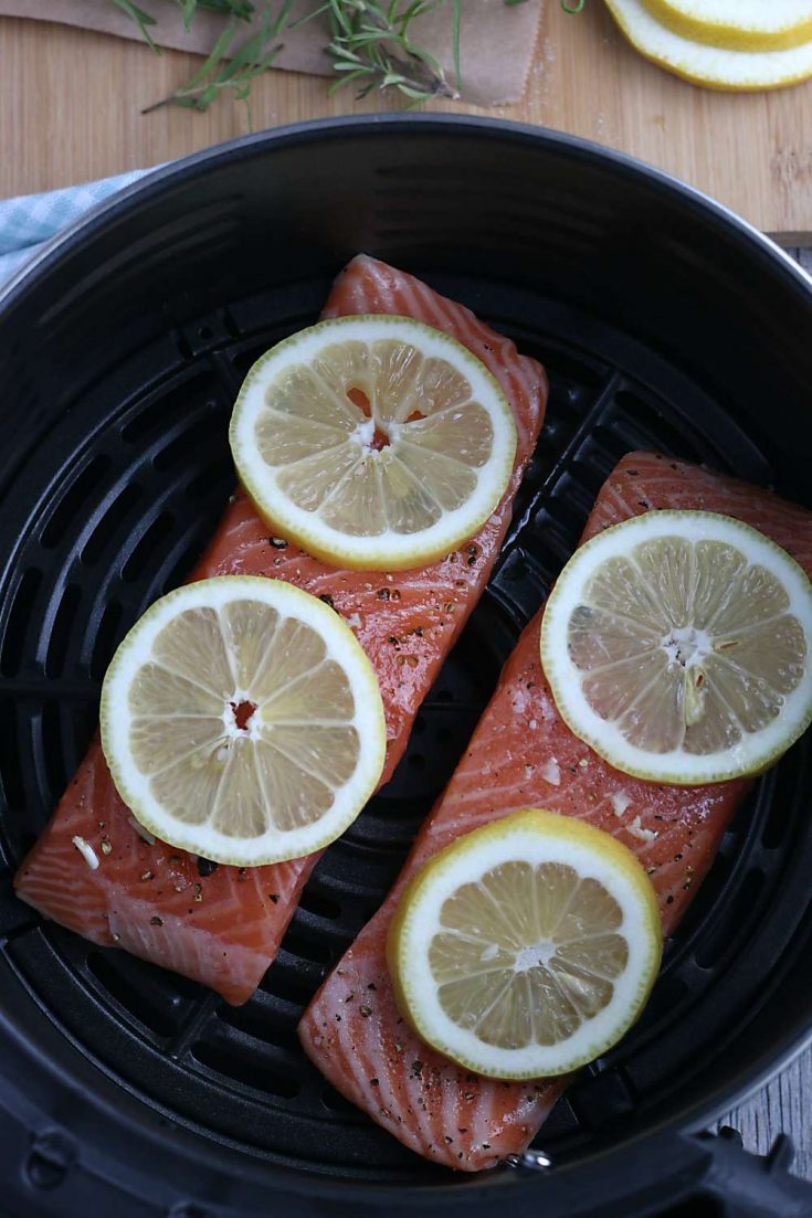 Perfect Air Fryer Salmon (Low Carb, Gluten Free, Whole 30) | Healthy ...