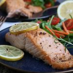 Perfect salmon fillets are easy to make - just pull out your air fryer! The healthy recipe is seasoned simply with lemon and garlic so you can enjoy the salmon plain or as part of other recipes. This method of cooking salmon is practically foolproof - you'll never want to cook it in a pan again!
