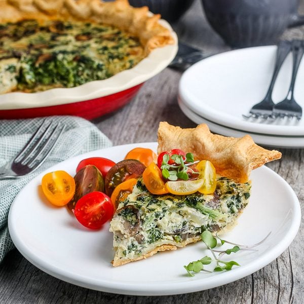 How To Make Spinach Quiche | Healthy Delicious