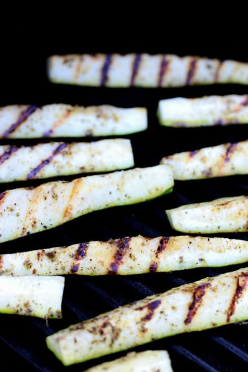 Grilled Zucchini (Low Carb, Gluten Free, Whole 30) 4