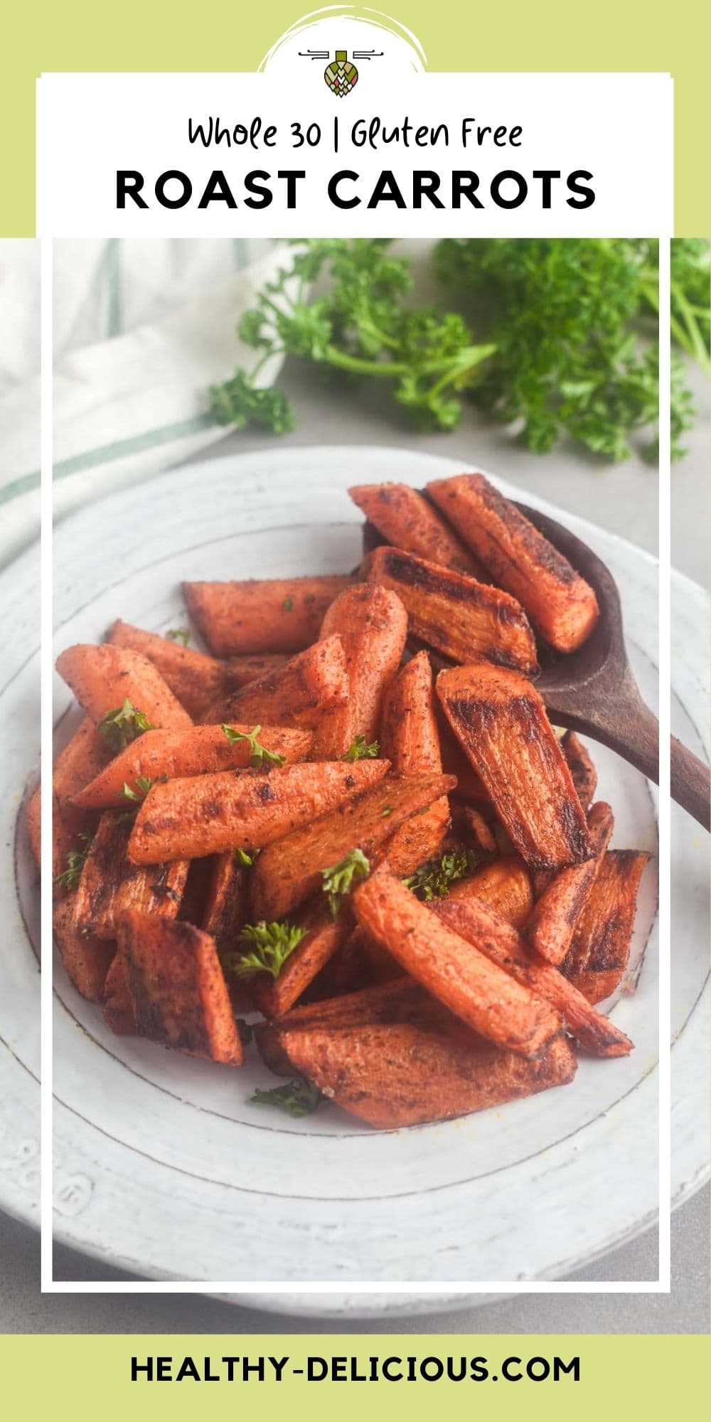 Simply the BEST roasted carrots recipe. These tender and flavorful carrots are perfectly seasoned with an earthy mixture of Moroccan spices. Make them in the oven or the air fryer for a quick and easy side dish. Who said veggies have to be boring? via @HealthyDelish