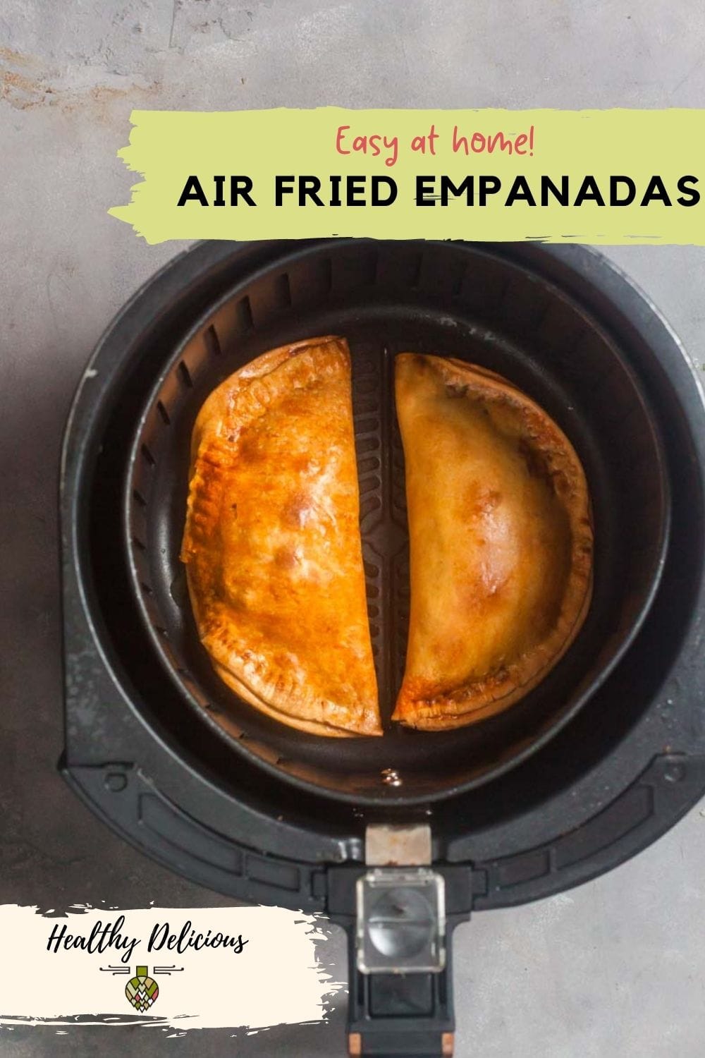 Crispy, crunchy air fryer empanadas are so easy to make at home without the mess or uncertain timing of deep-frying. These come out of the air fryer perfectly crisp and golden brown every time. Plus you can use any filling you want, which makes them great for picky eaters! Use leftover chili, chicken, or cheese! via @HealthyDelish