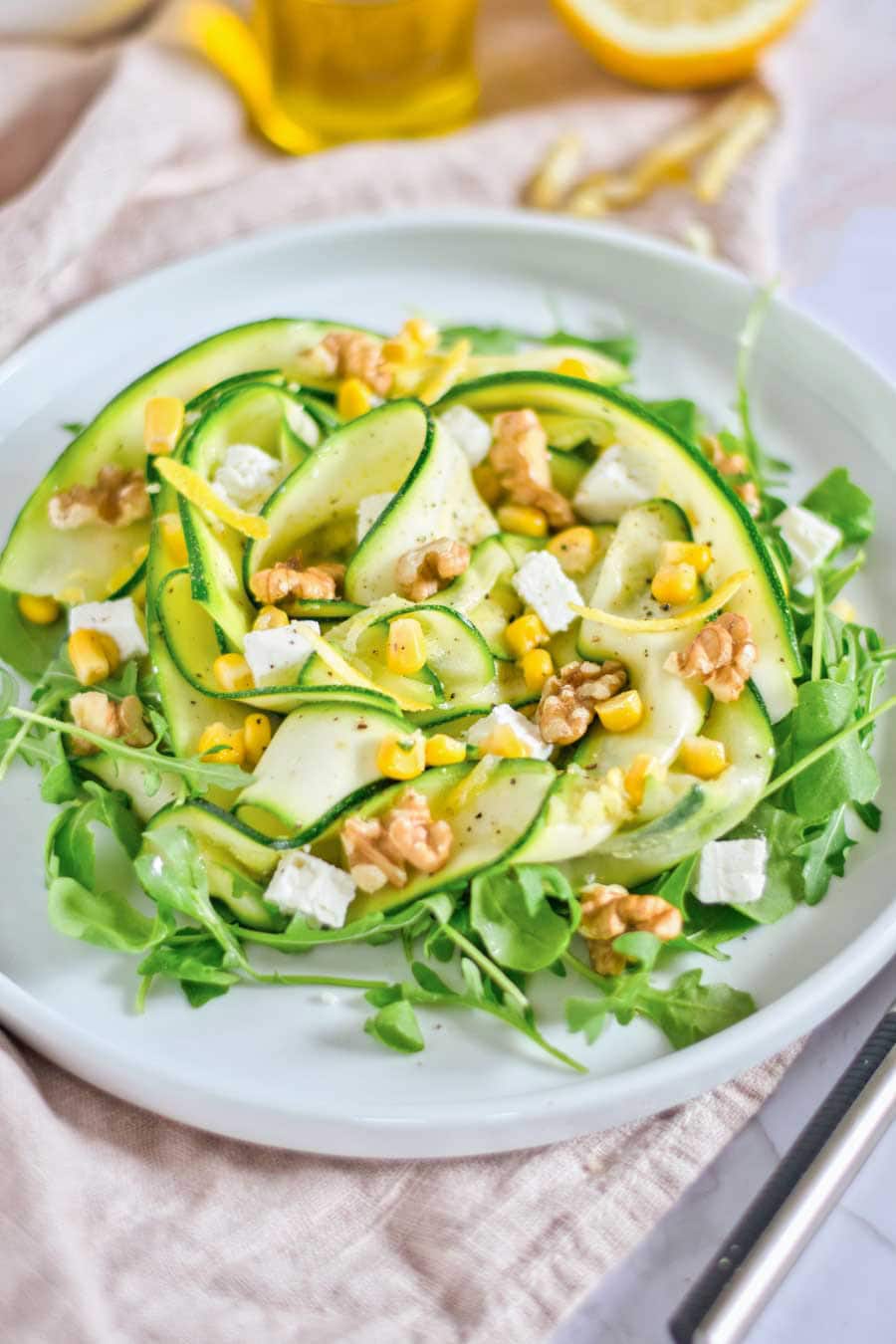 Summer Zucchini Salad | Healthy Delicious