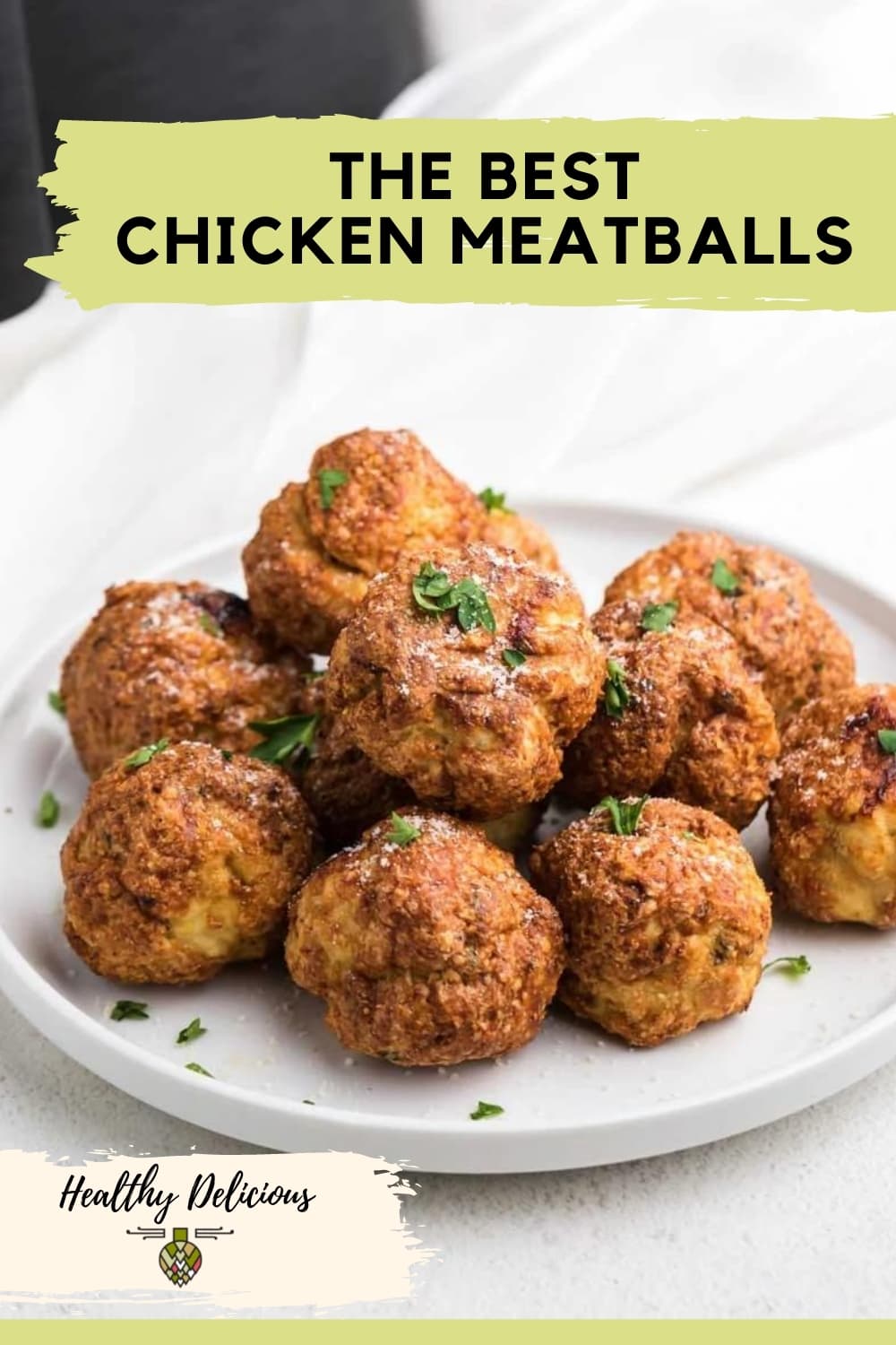 Air fryer chicken meatballs are an easy and versatile dinner that the whole family will love. They have a crisp, golden crust surrounding a juicy center and are ready in under a half-hour with minimal cleanup! Go ahead and make a double batch, because these delicious meatballs also freeze really well. These can be used as Italian-style meatballs with pasta and sauce, for Swedish meatballs, or even in meatball soup. via @HealthyDelish